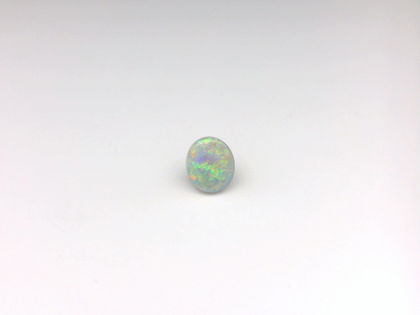 Bespoke 0.81ct Green Opal Ring