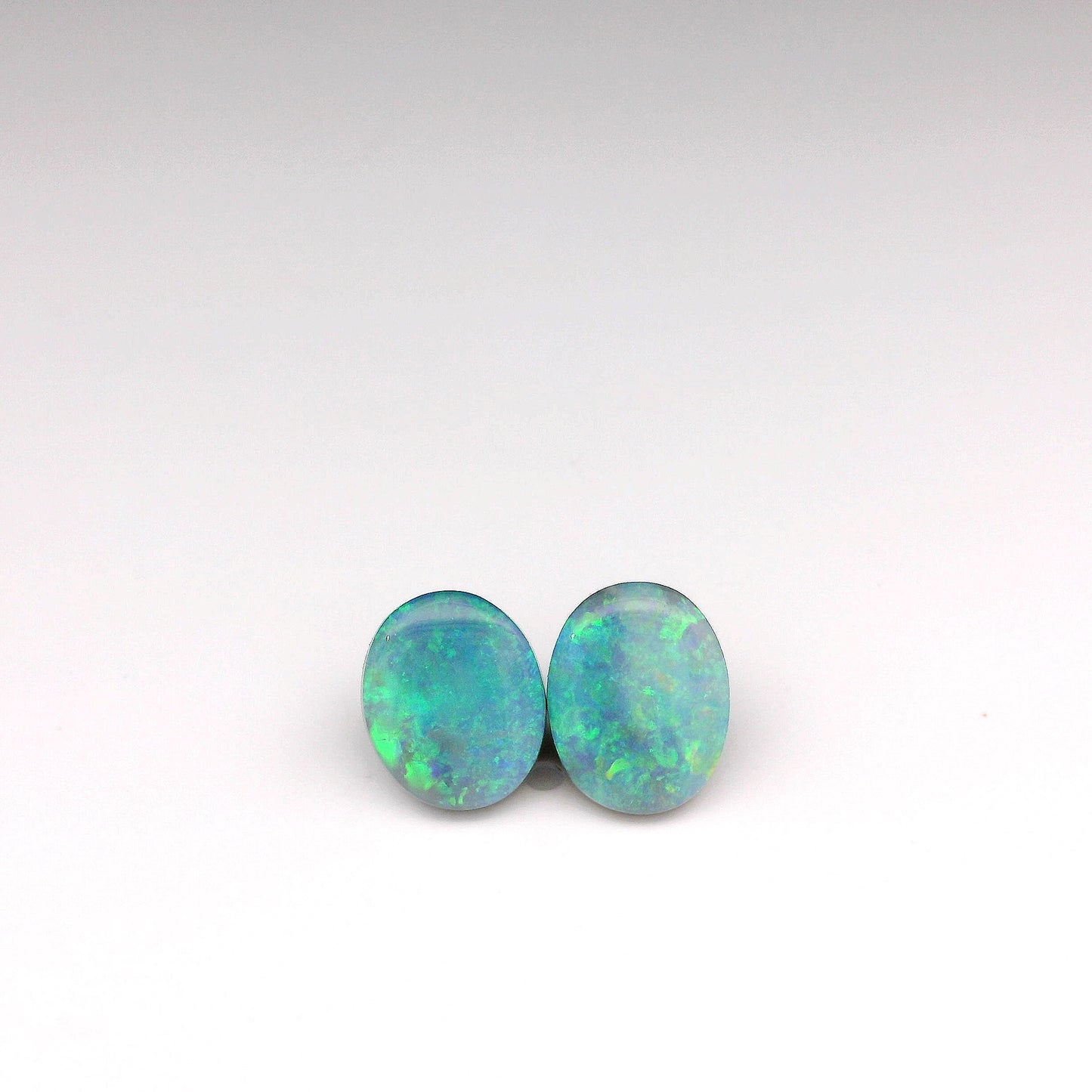 Bespoke 2.82ct Green Opal Gemstone Pair