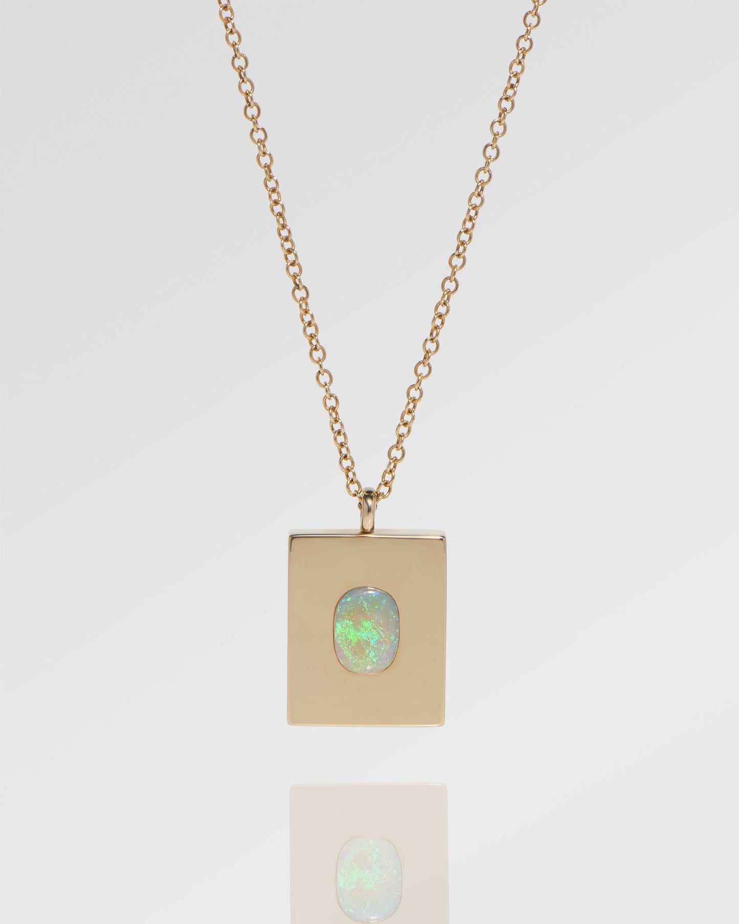 0.70ct Green Opal Necklace