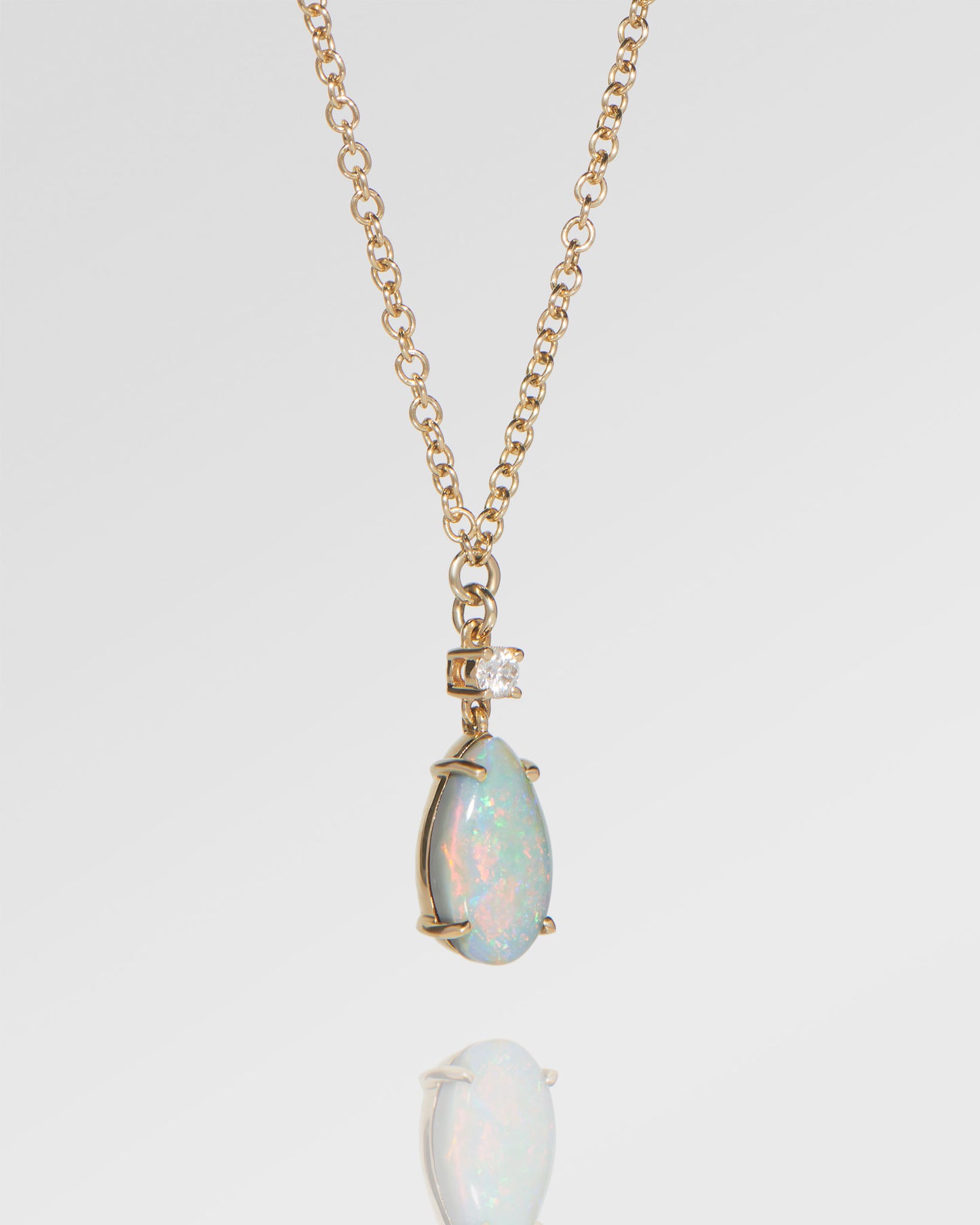 1.51ct Red Opal Necklace