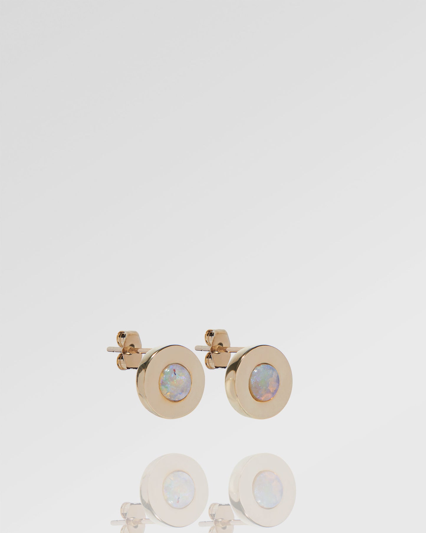 0.87ct Blue, Purple Opal Earrings