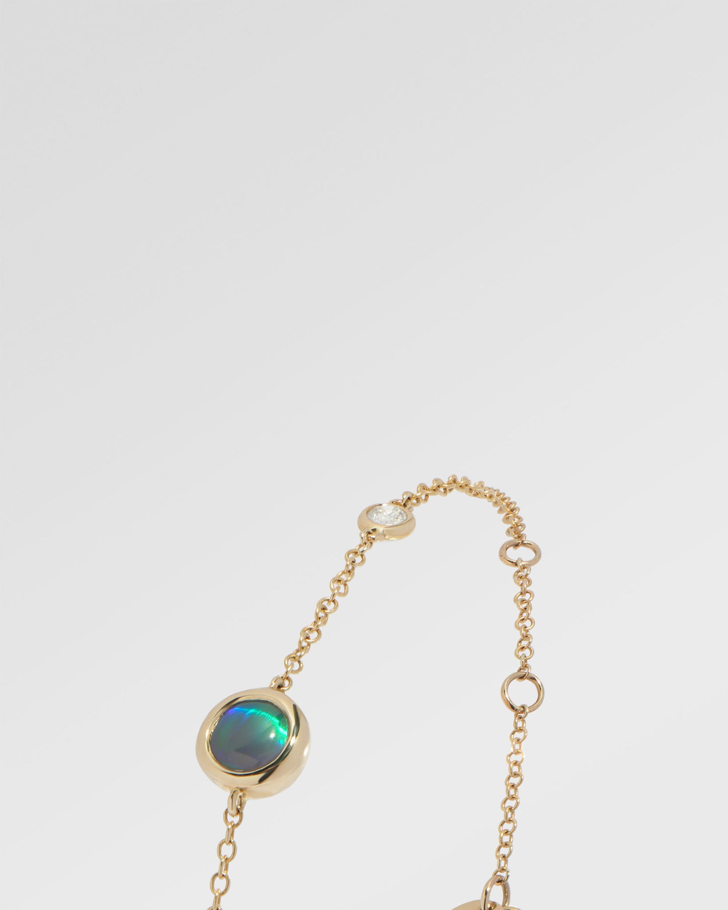 0.56ct Green, Blue Opal Bracelet