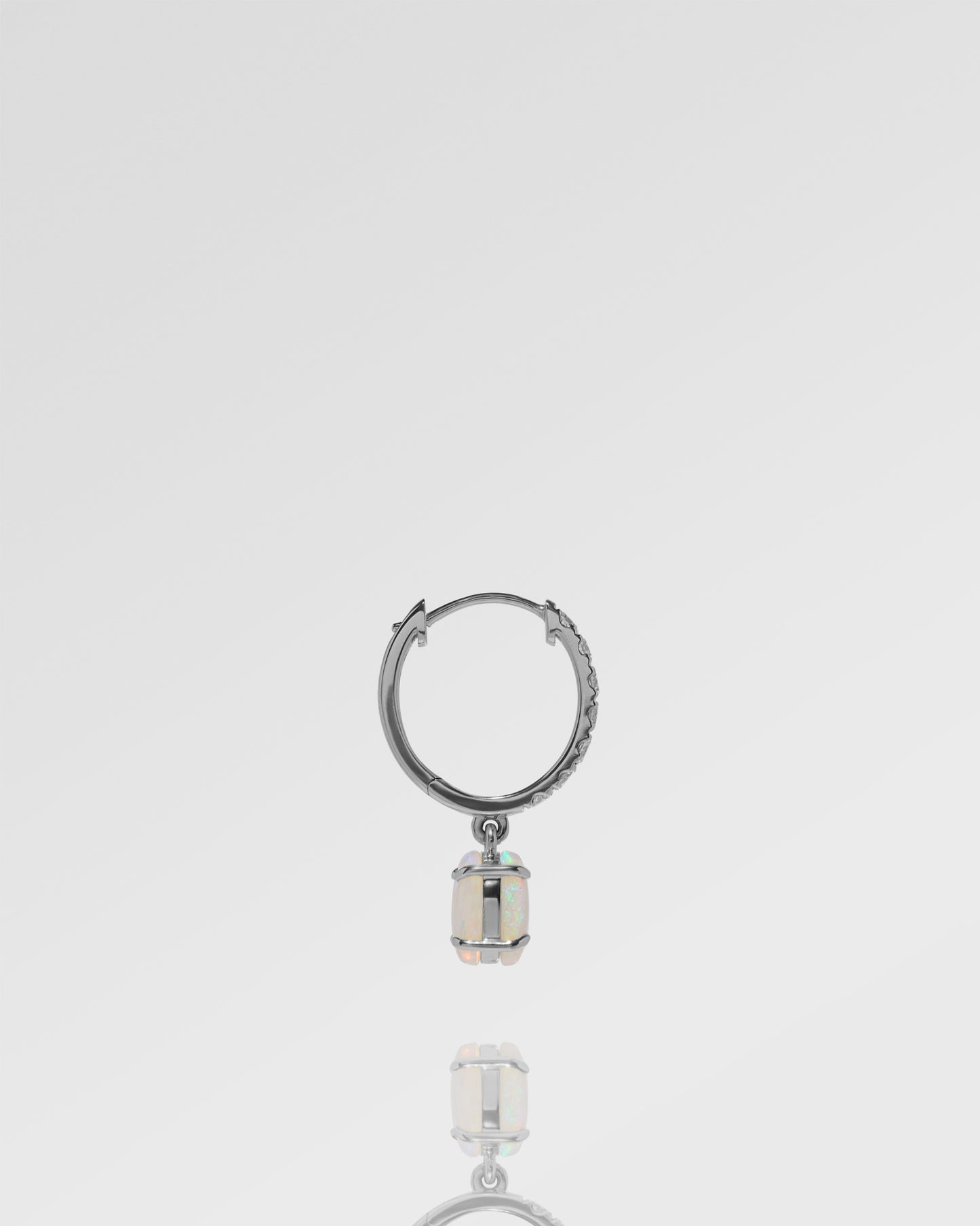 Cheal Opal Classic Collection Double-Sided Hoop Earrings