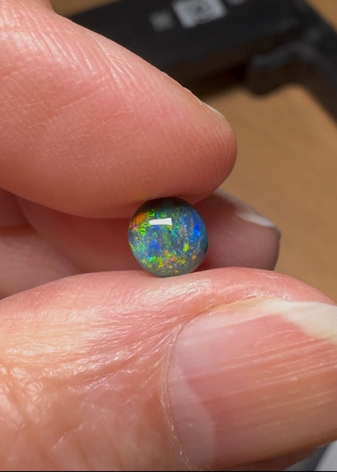 1.12ct Orange-Multicolour Opal Gemstone