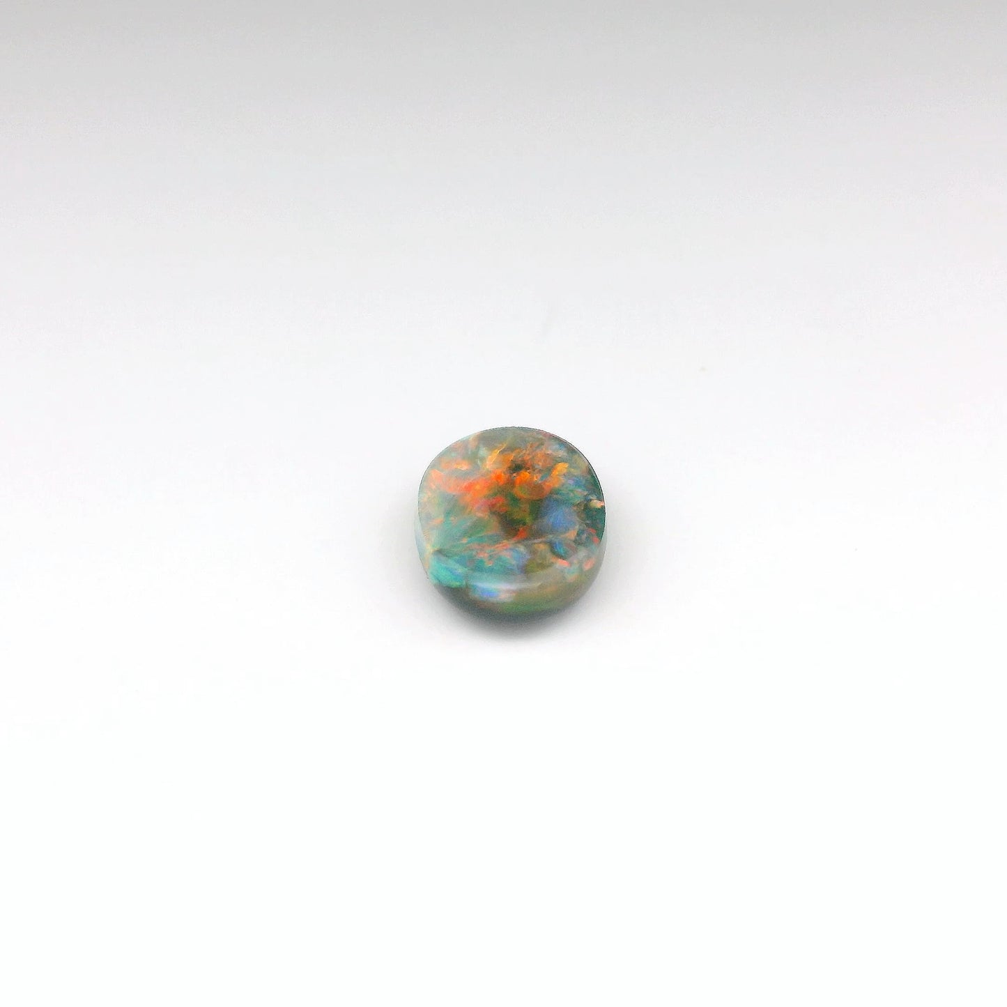 3.34ct Red-Multicolour Opal Gemstone