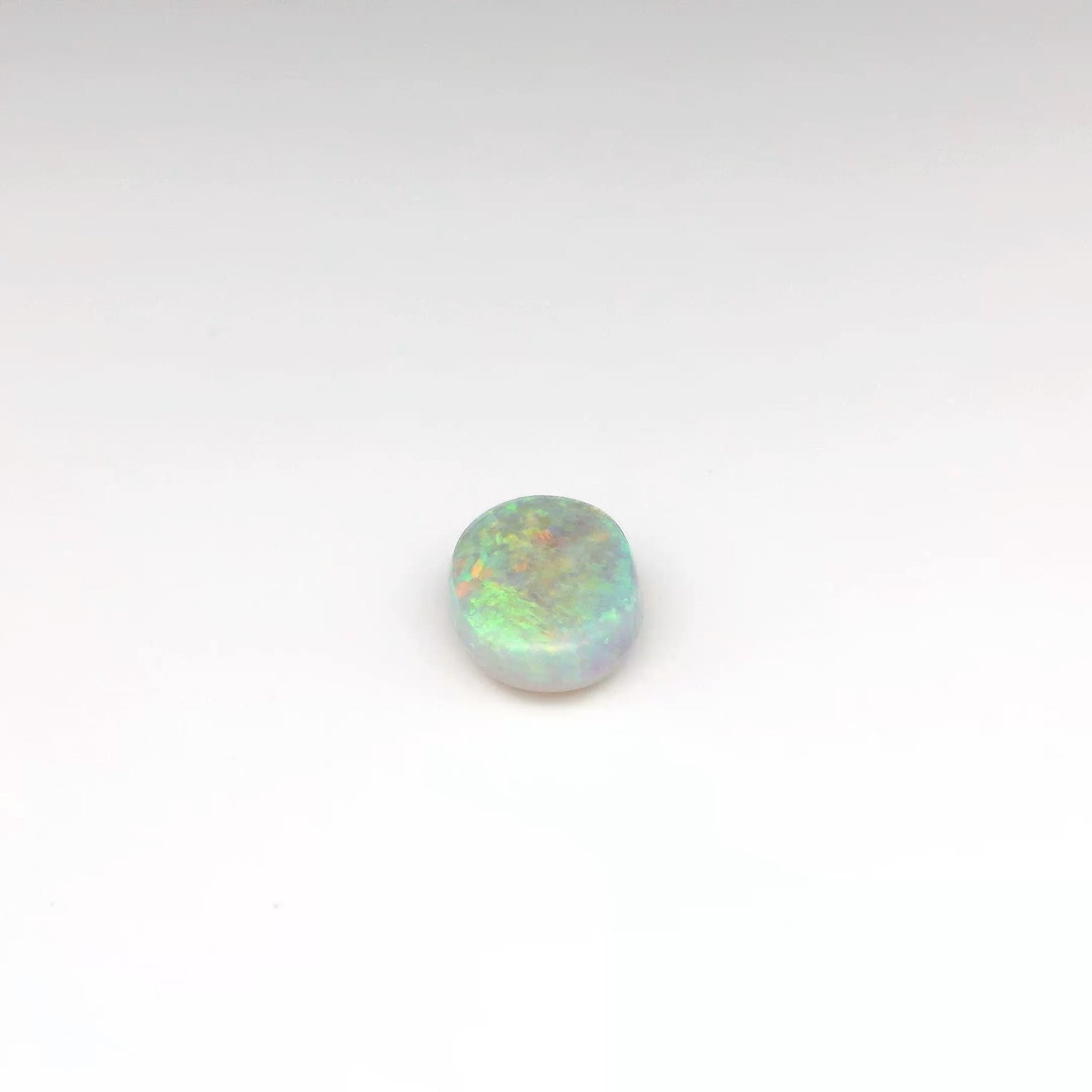 2.43ct Green, Orange Opal Ring