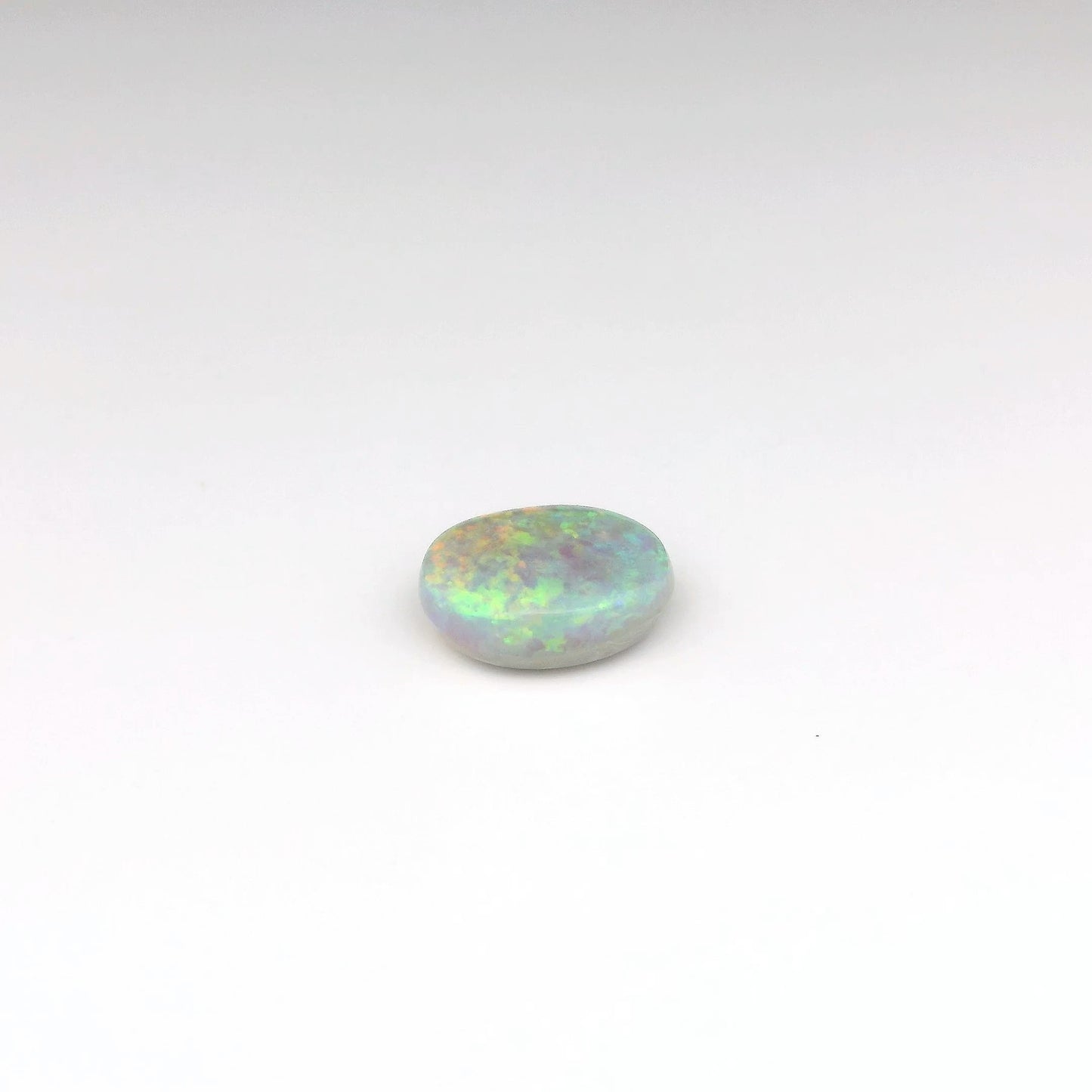 2.43ct Green, Orange Opal Ring