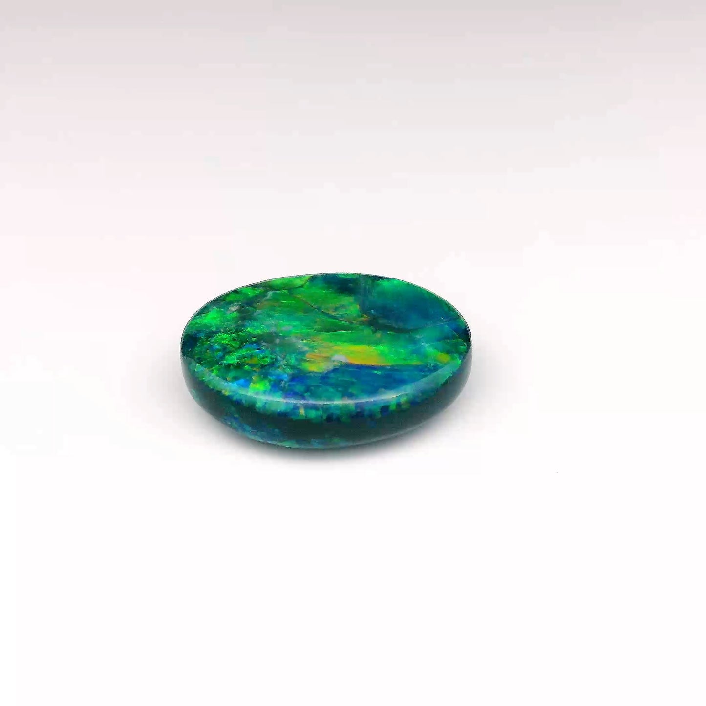 10.00ct Orange, Green Opal Gemstone