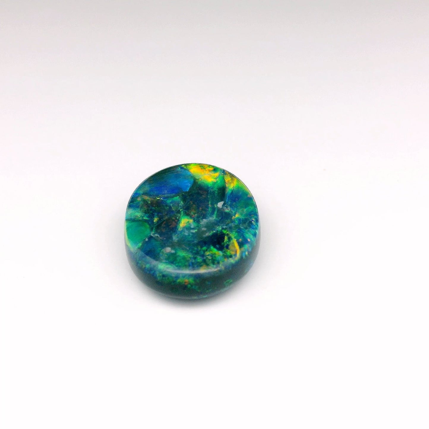 10.00ct Orange, Green Opal Gemstone