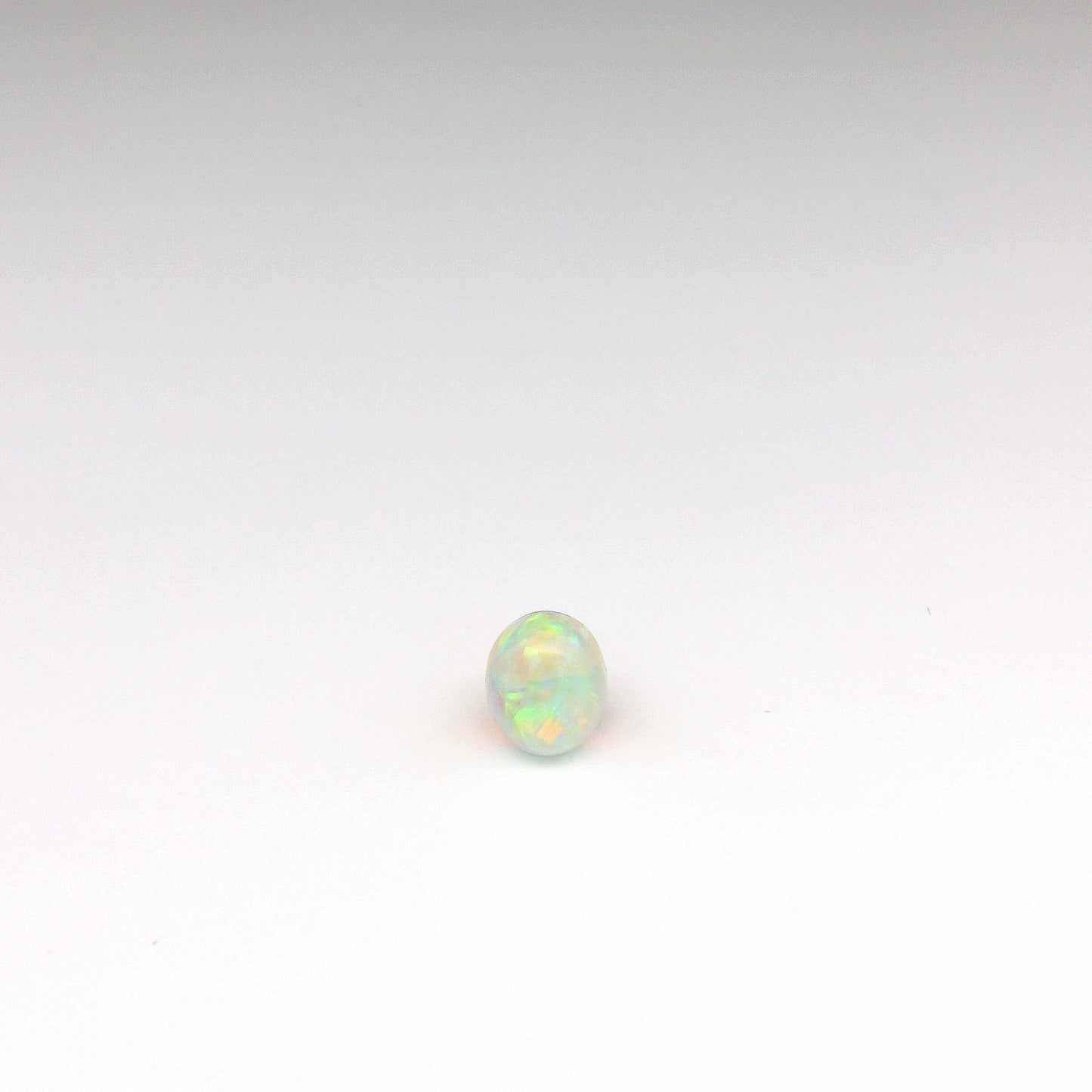 0.80ct Green-Multicolour Opal Ring