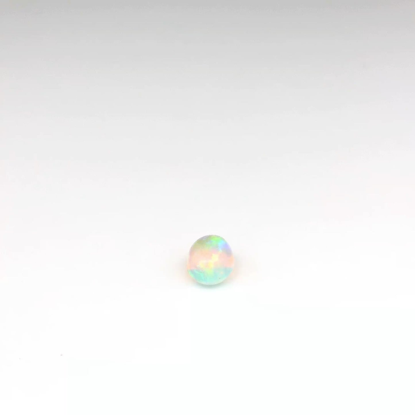0.80ct Green-Multicolour Opal Ring