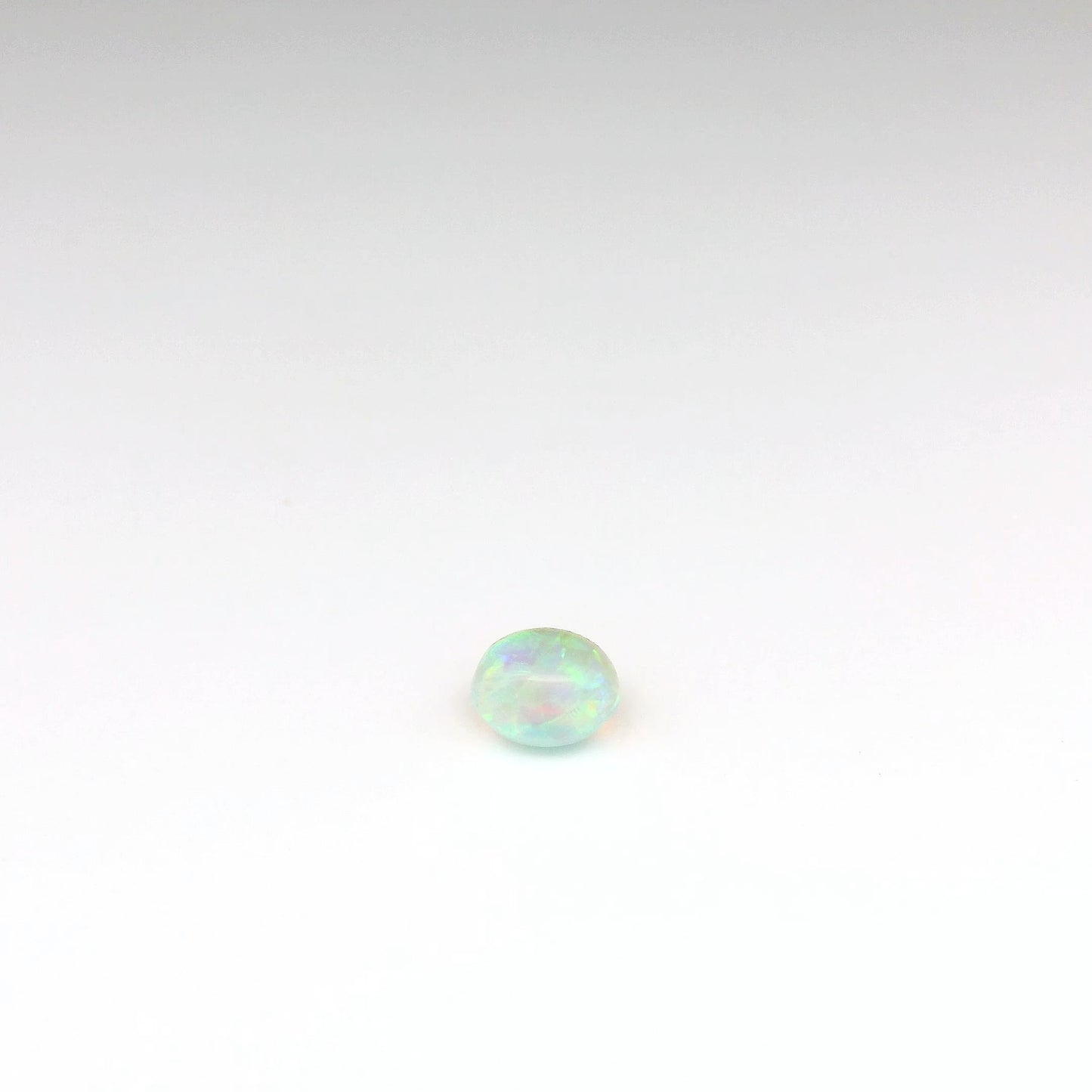 0.80ct Green-Multicolour Opal Ring