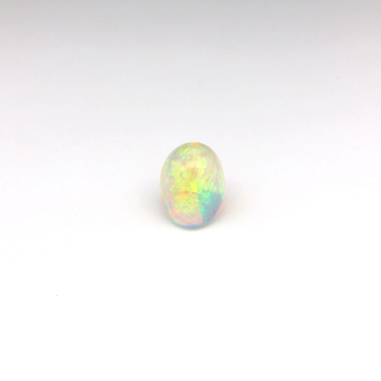 2.05ct Orange, Green Opal Necklace