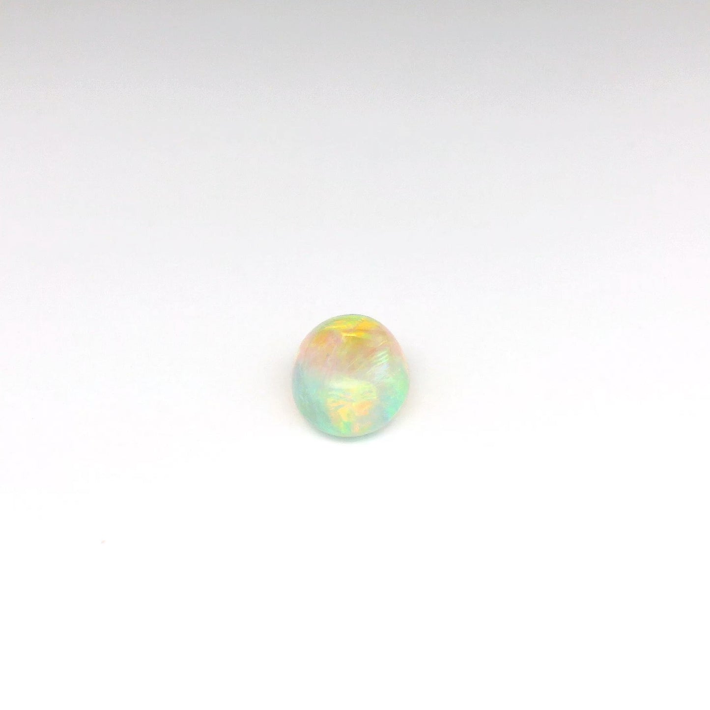 2.05ct Orange, Green Opal Necklace