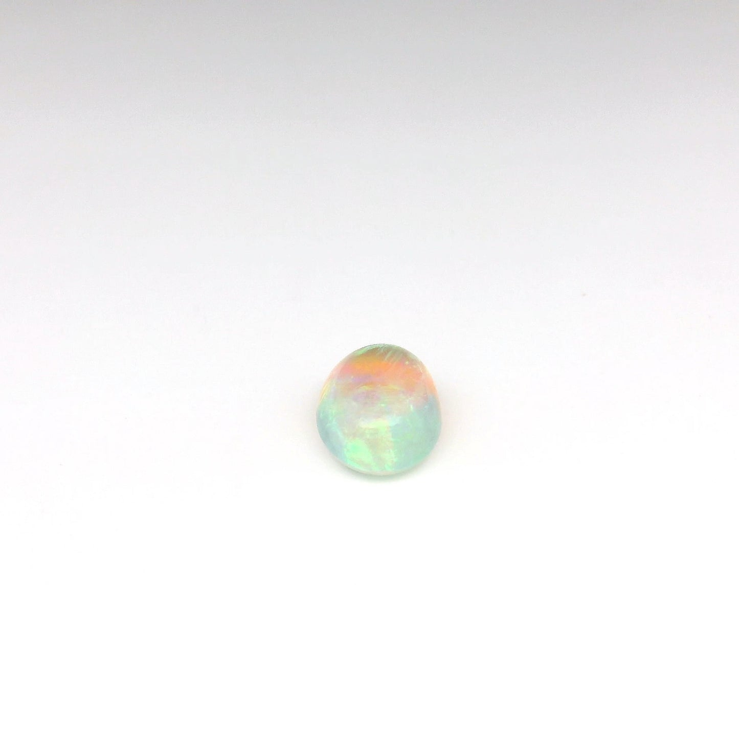 2.05ct Orange, Green Opal Necklace