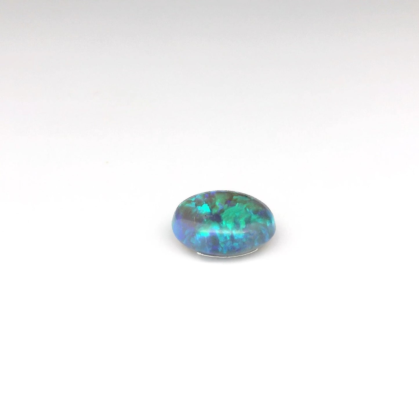 2.69ct Green, Purple Opal Ring
