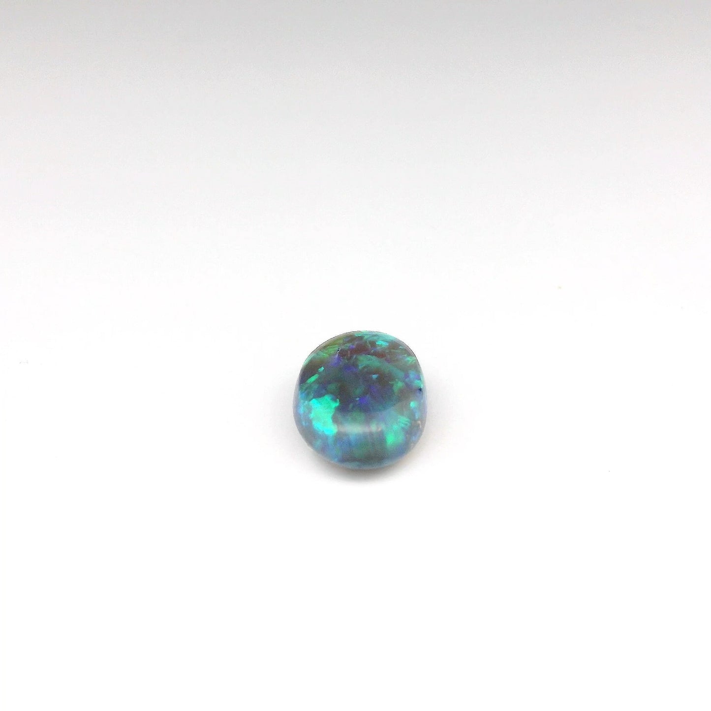 2.69ct Green, Purple Opal Ring