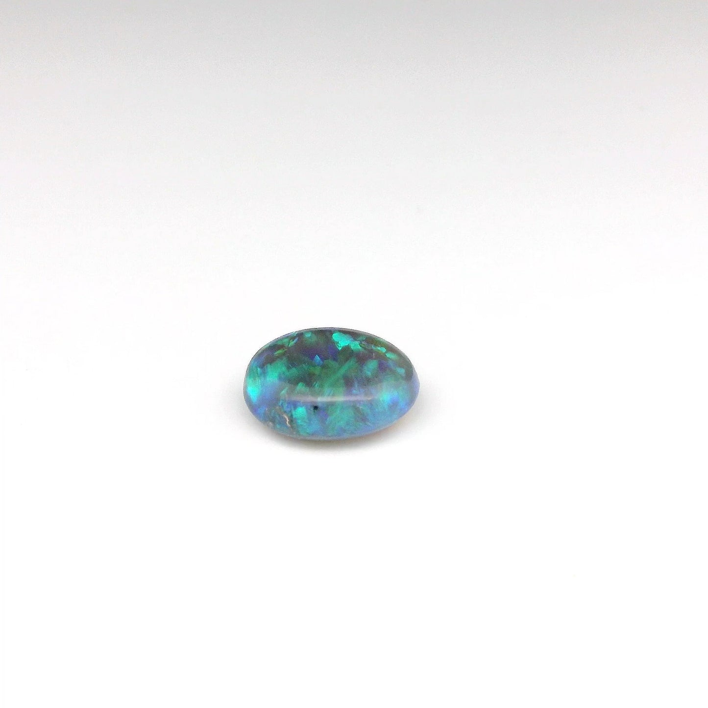 2.69ct Green, Purple Opal Ring