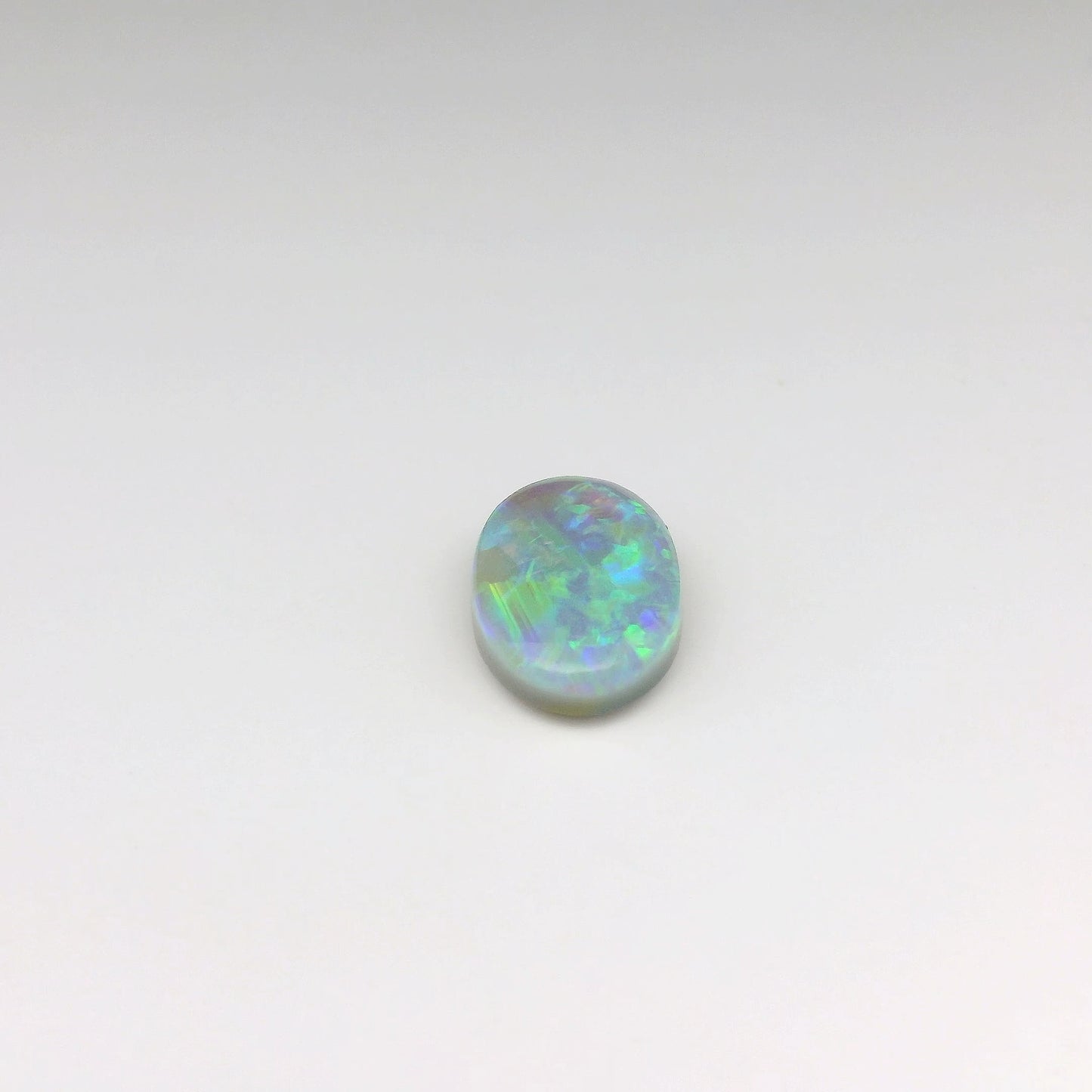 2.85ct Green, Purple Opal Ring