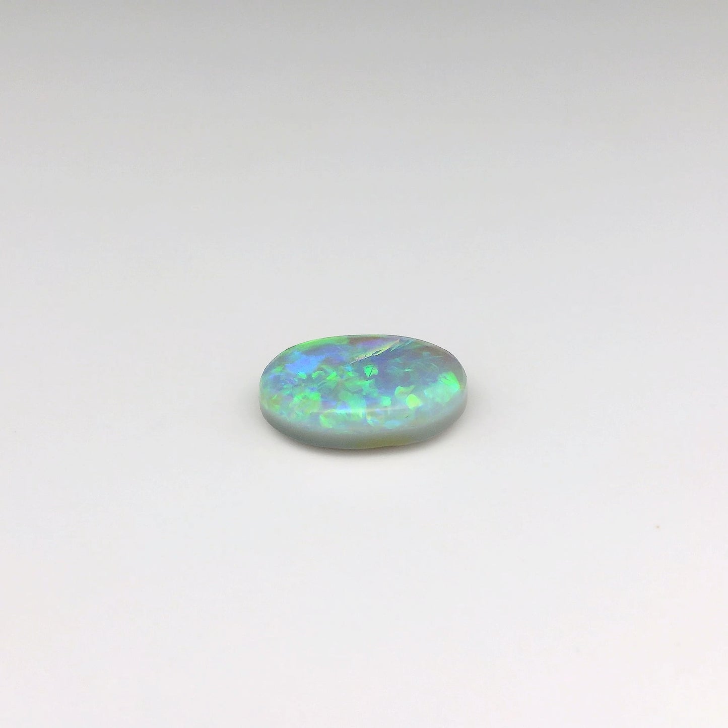 2.85ct Green, Purple Opal Ring