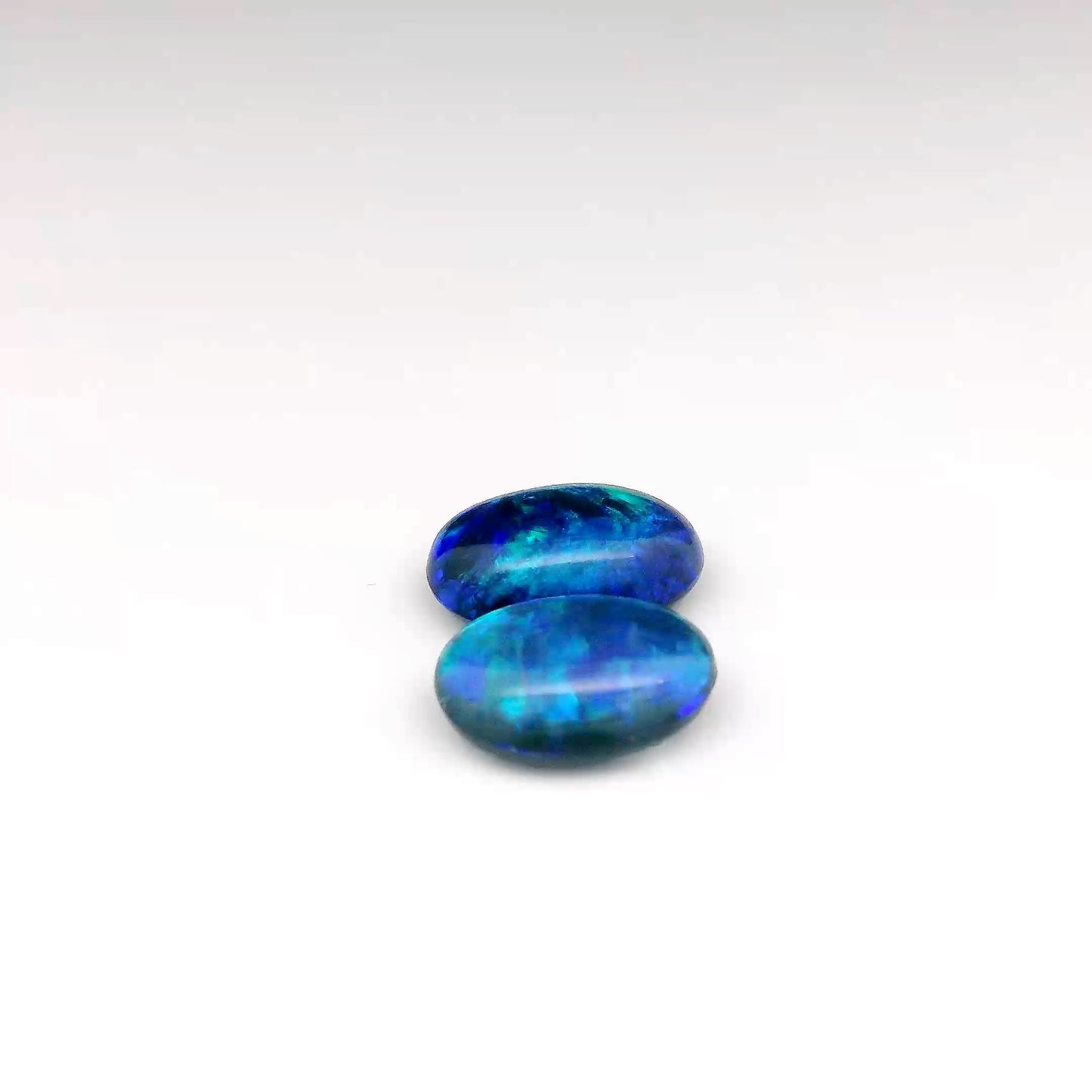 5.51ct Blue Opal Gemstone Pair