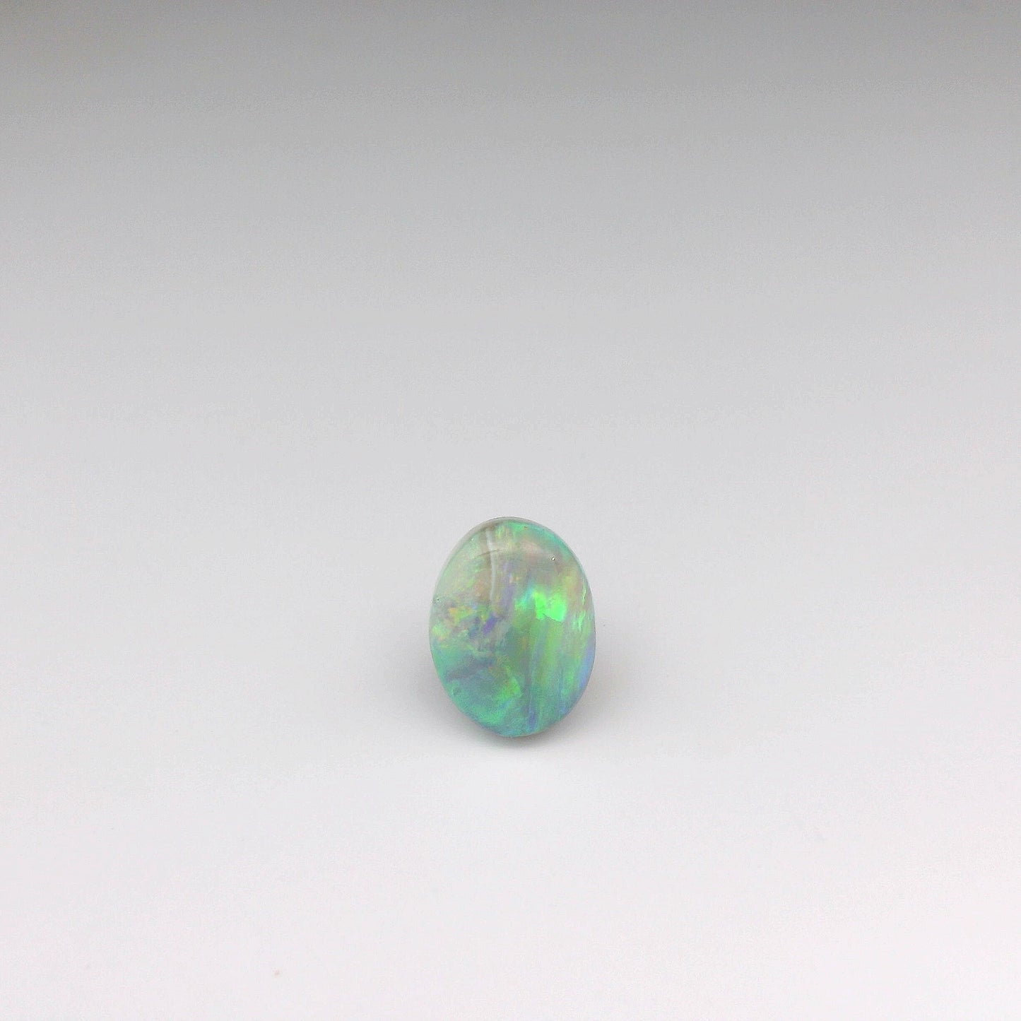 2.64ct Green, Orange Opal Ring