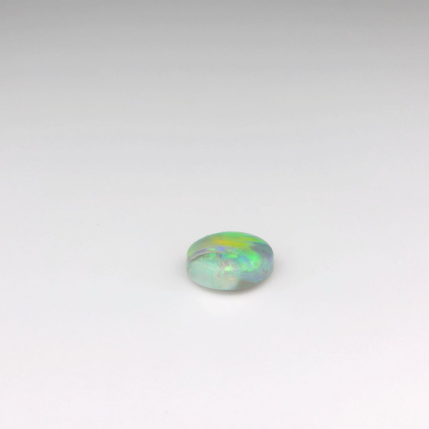 2.64ct Green, Orange Opal Ring