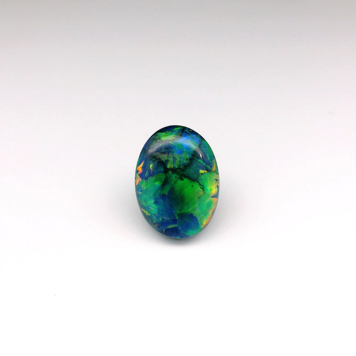 6.24ct Green, Orange Opal Gemstone