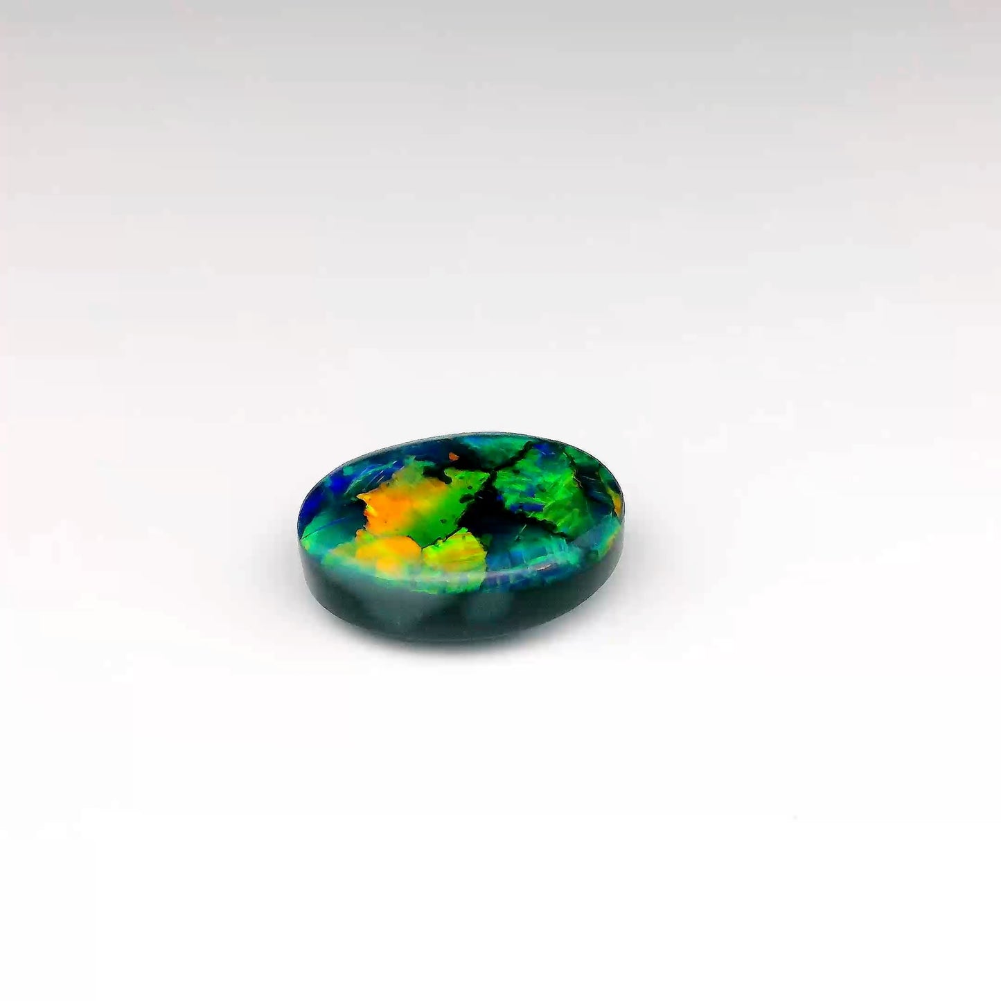 6.24ct Green, Orange Opal Gemstone