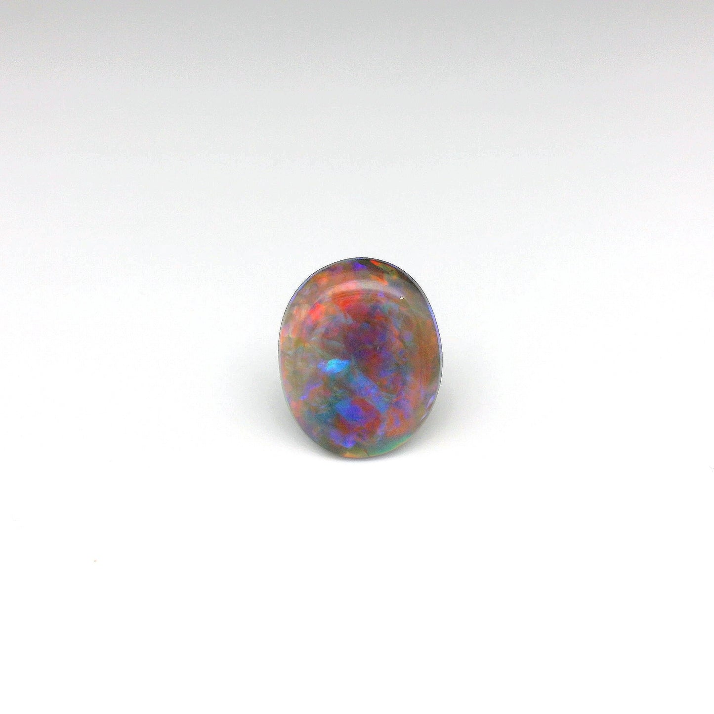 2.35ct Red-Multicolour Opal Gemstone