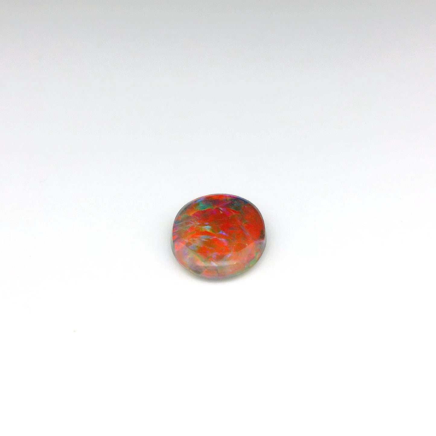 2.35ct Red-Multicolour Opal Gemstone
