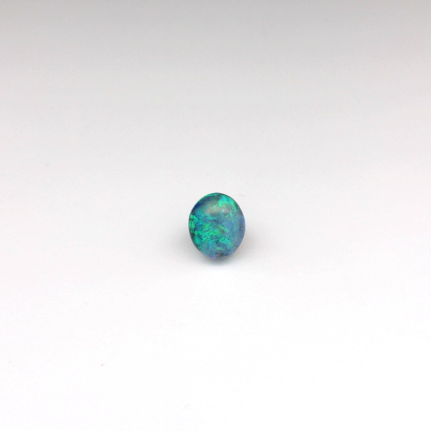 1.06ct Green Opal Ring