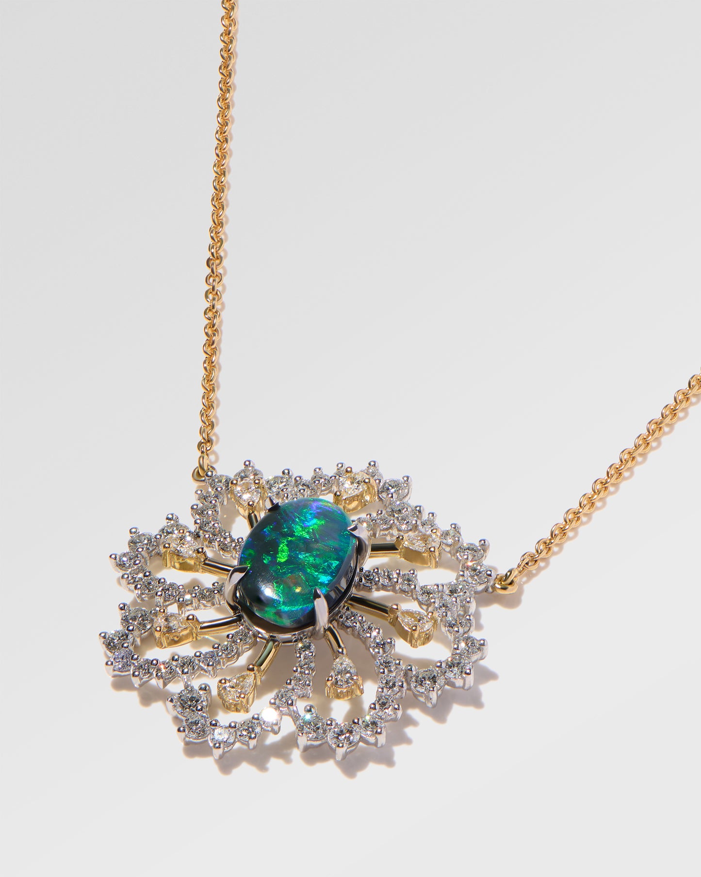 3.23ct Green Opal Necklace