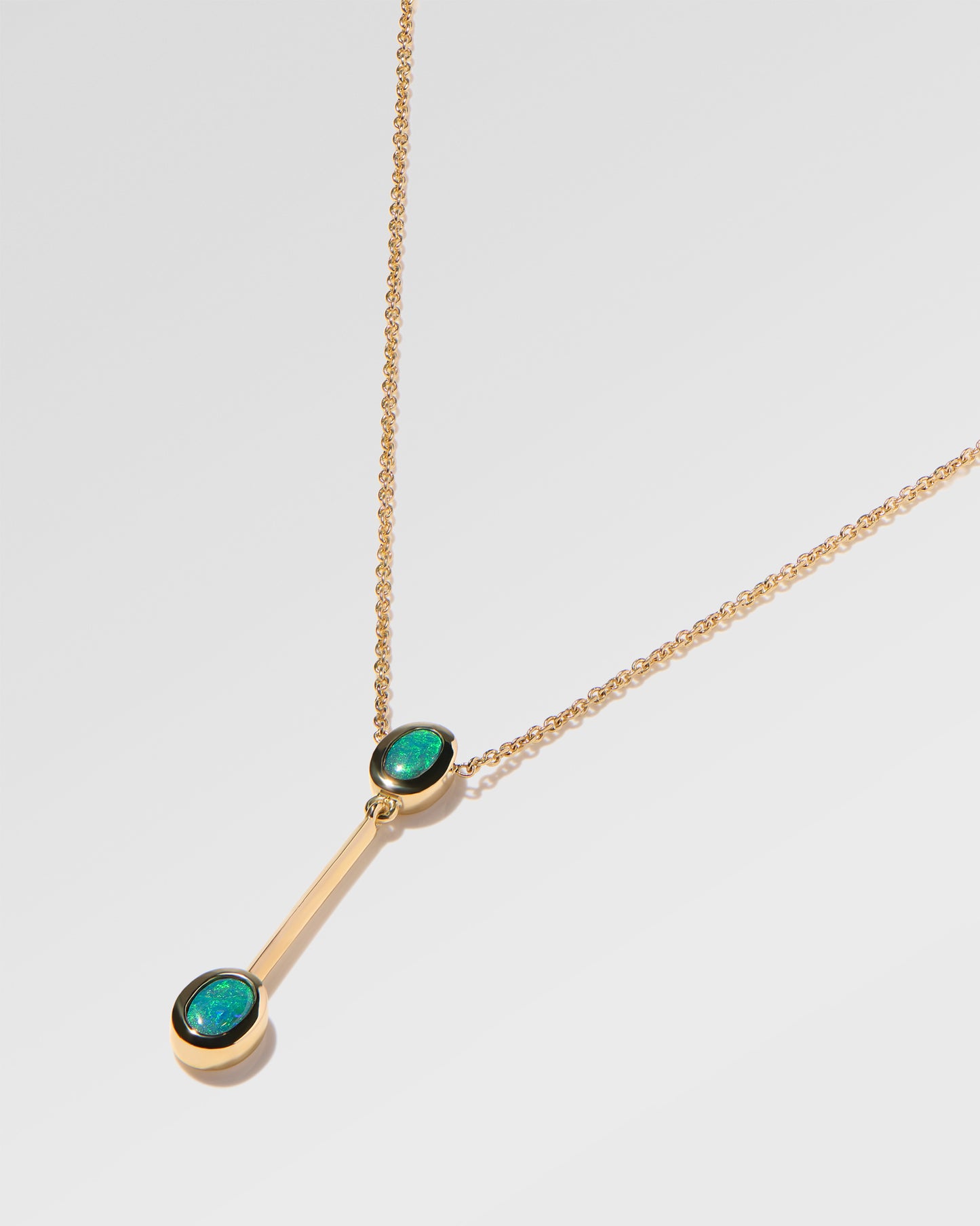 0.56ct Green Opal Necklace