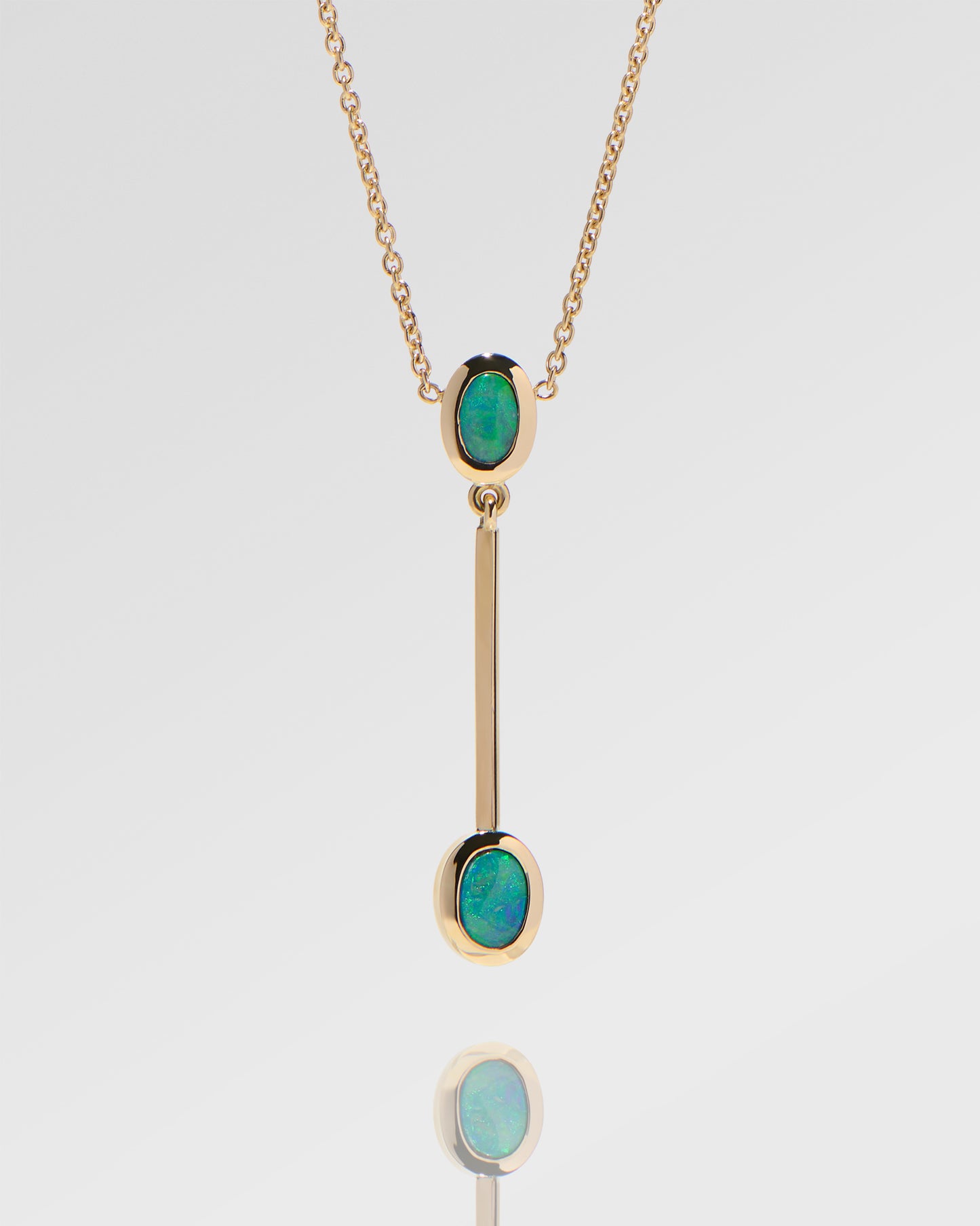 0.56ct Green Opal Necklace