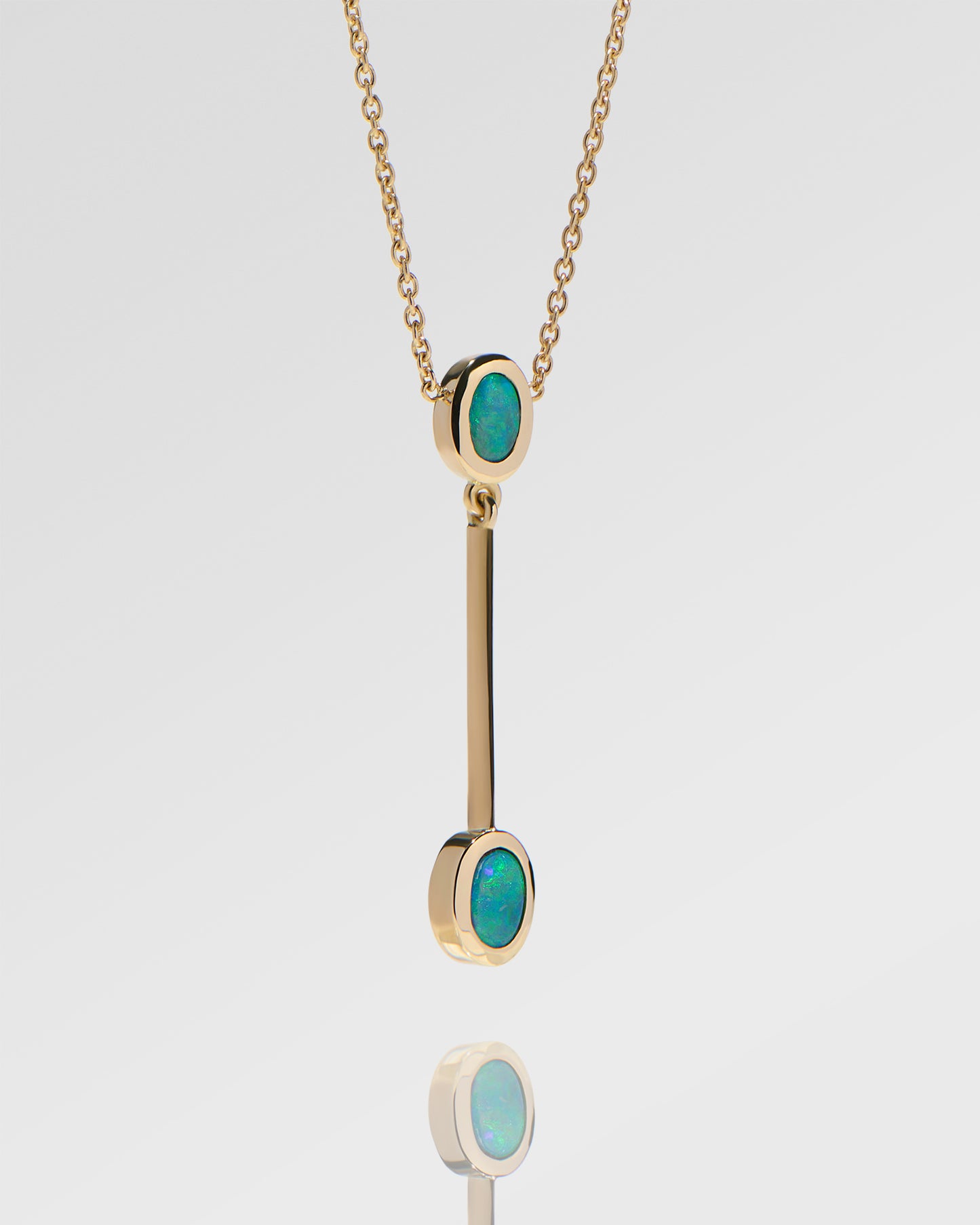 0.56ct Green Opal Necklace