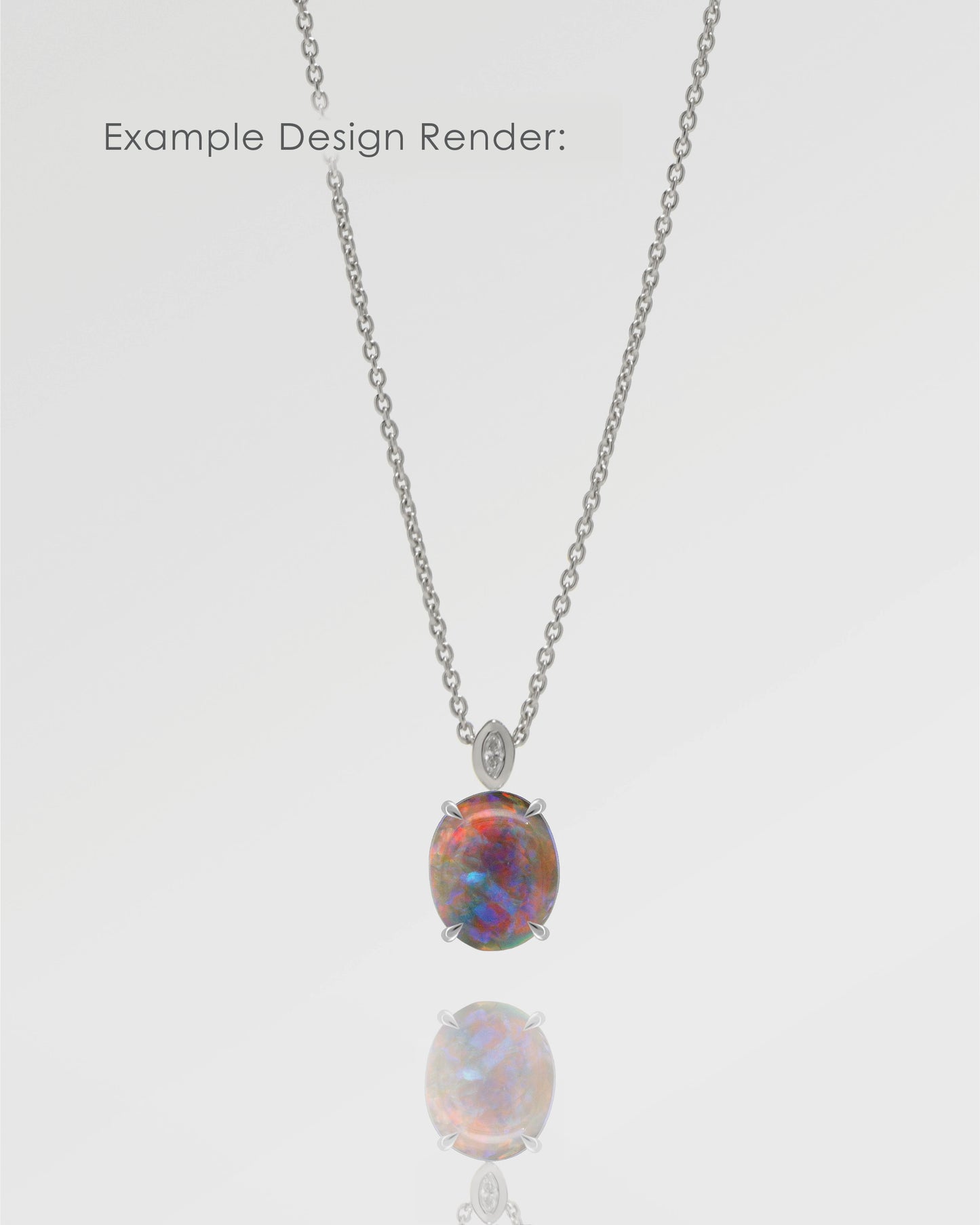 0,52 ct de pierre précieuse opale rouge et verte