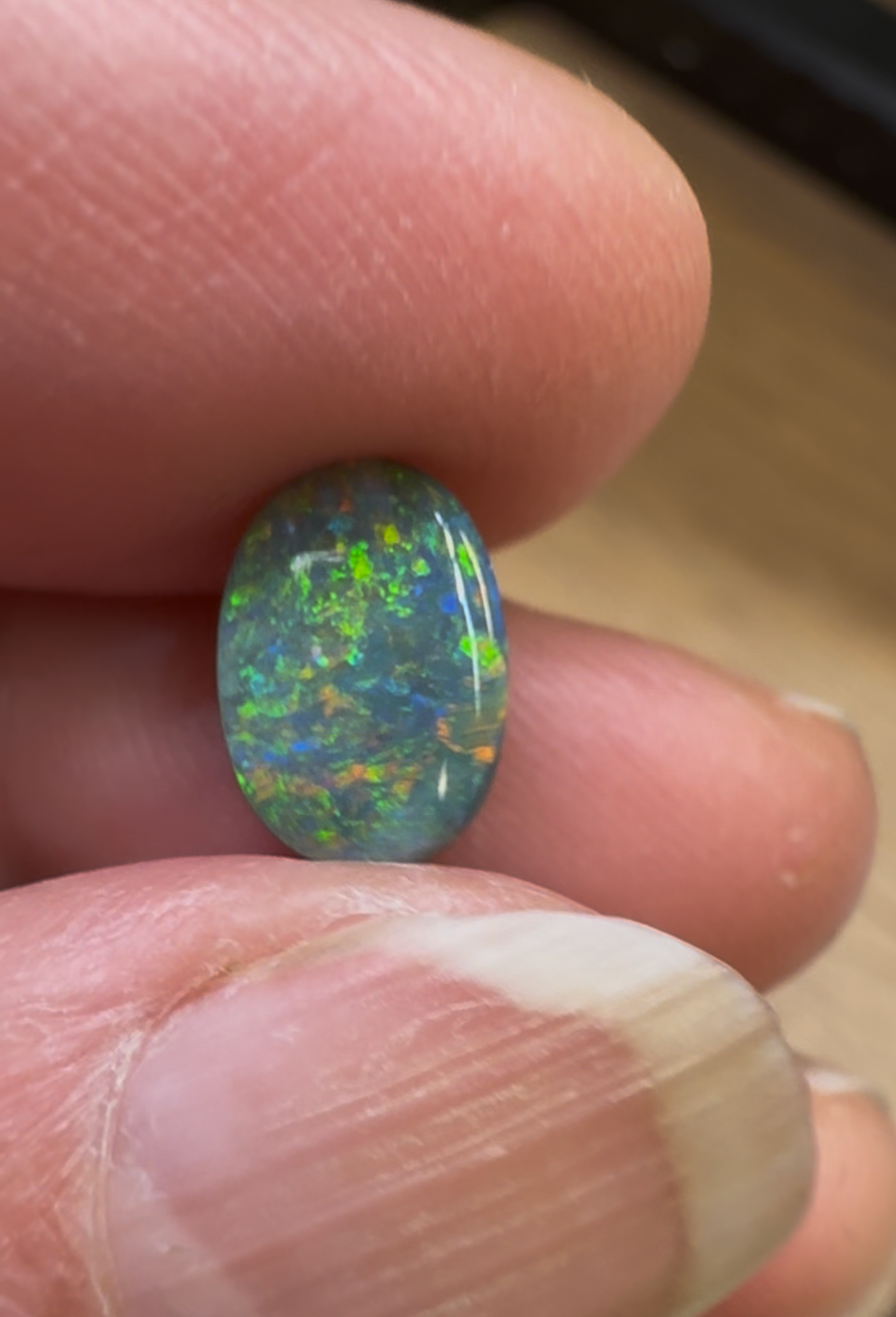 1.87ct Green-Multicolour Opal Gemstone