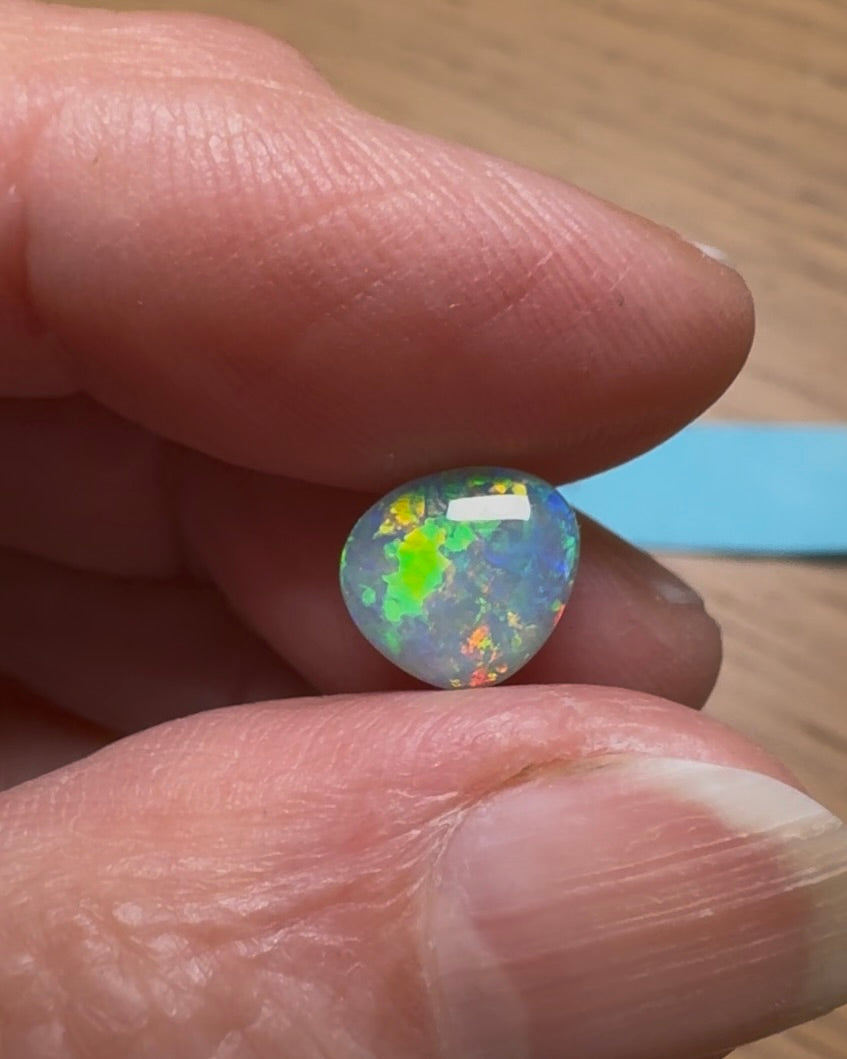 2.17ct Orange-Multicolour Opal Gemstone