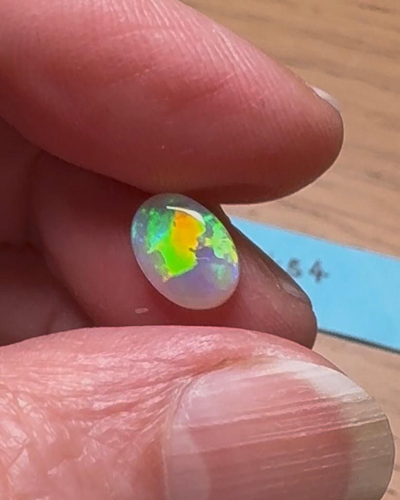 1.54ct Green, Orange Opal Gemstone