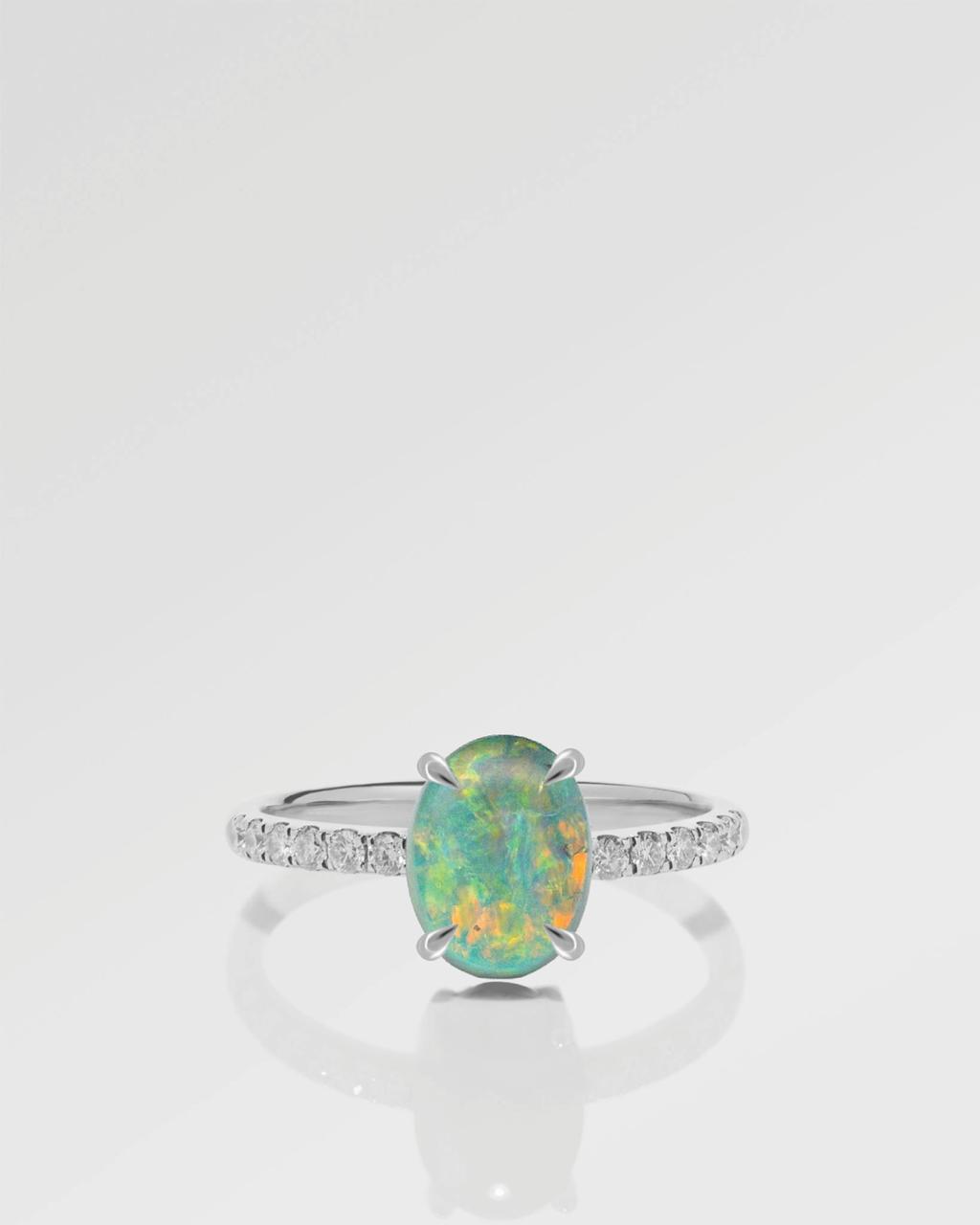 Cheal Opaal Ring, 5,05ct